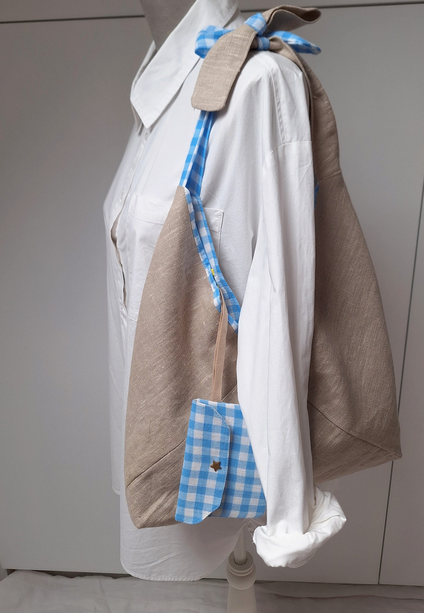 Sac origami IRINA bleu