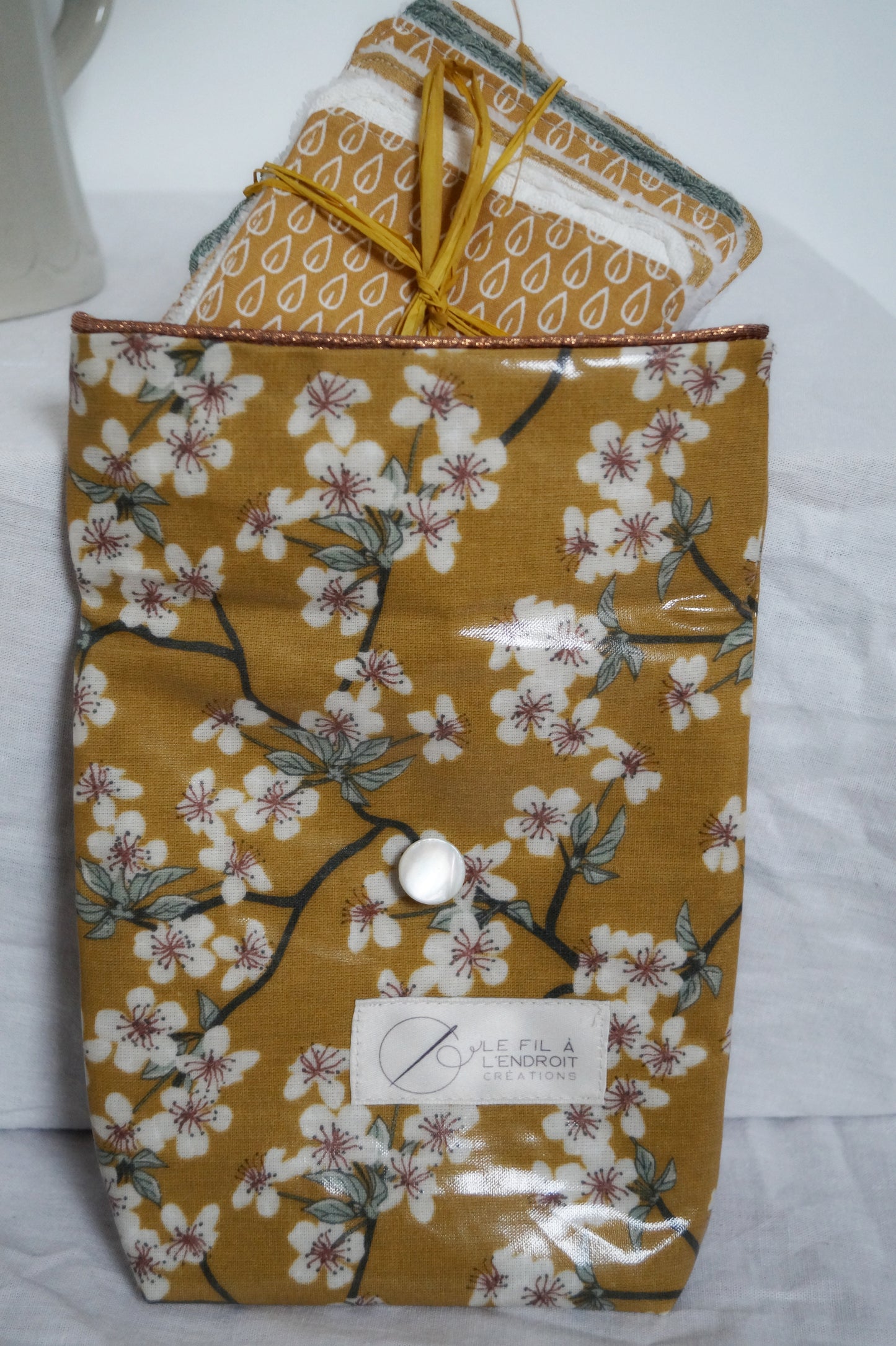 Set pochette/lingettes VICTORINE