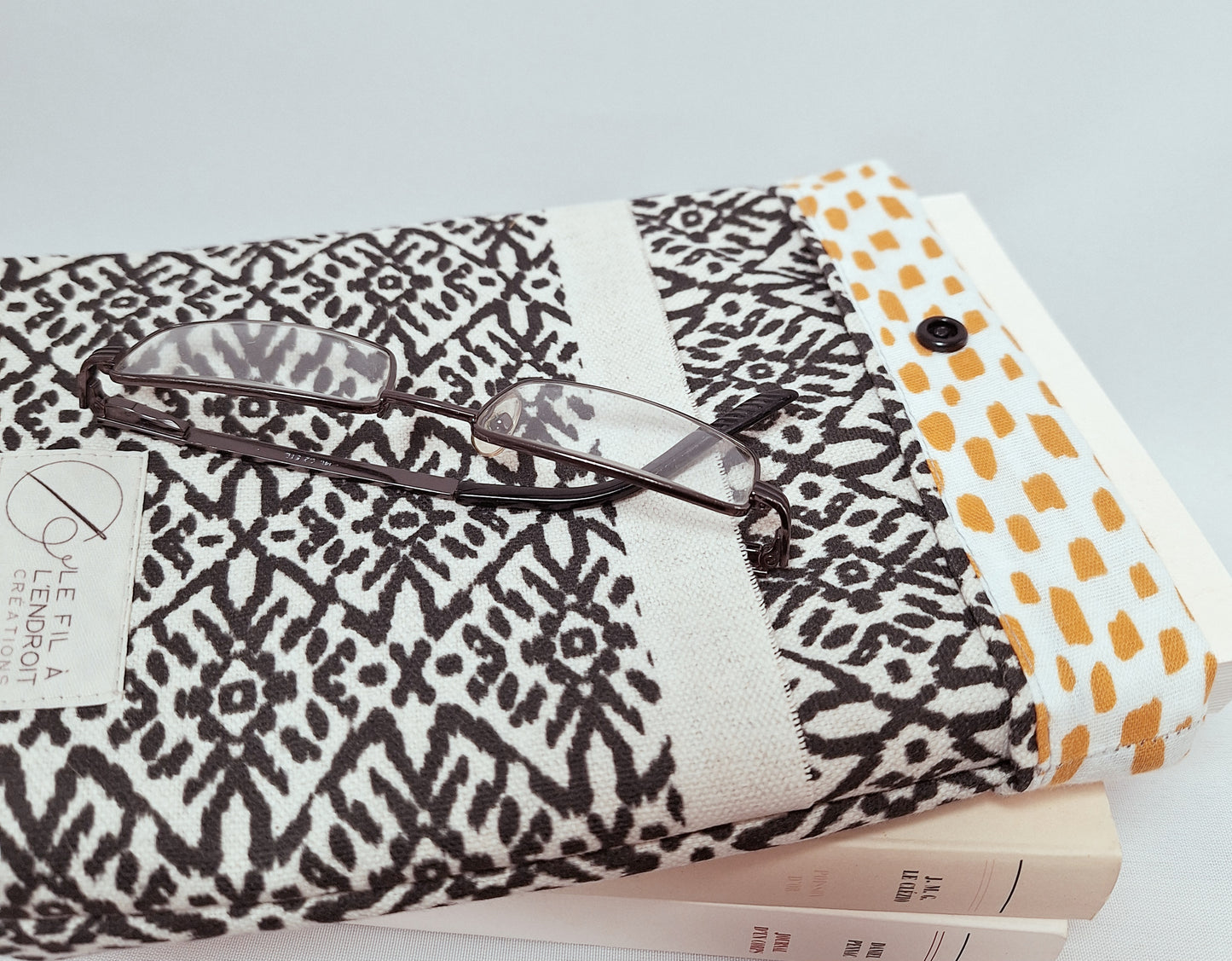 Pochettes à livre en toile ARCADIE