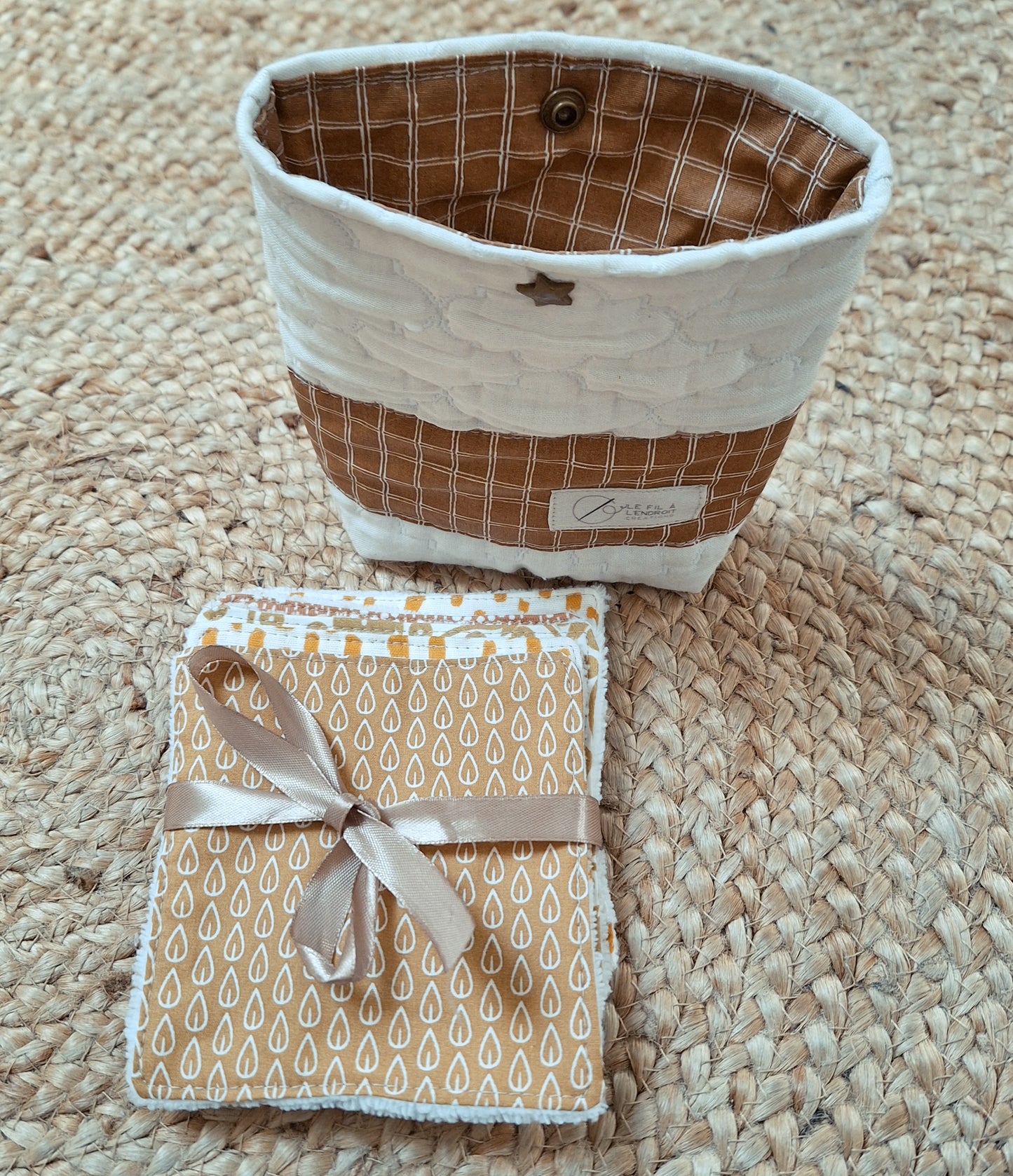 Set pochettes/lingettes MELANIE