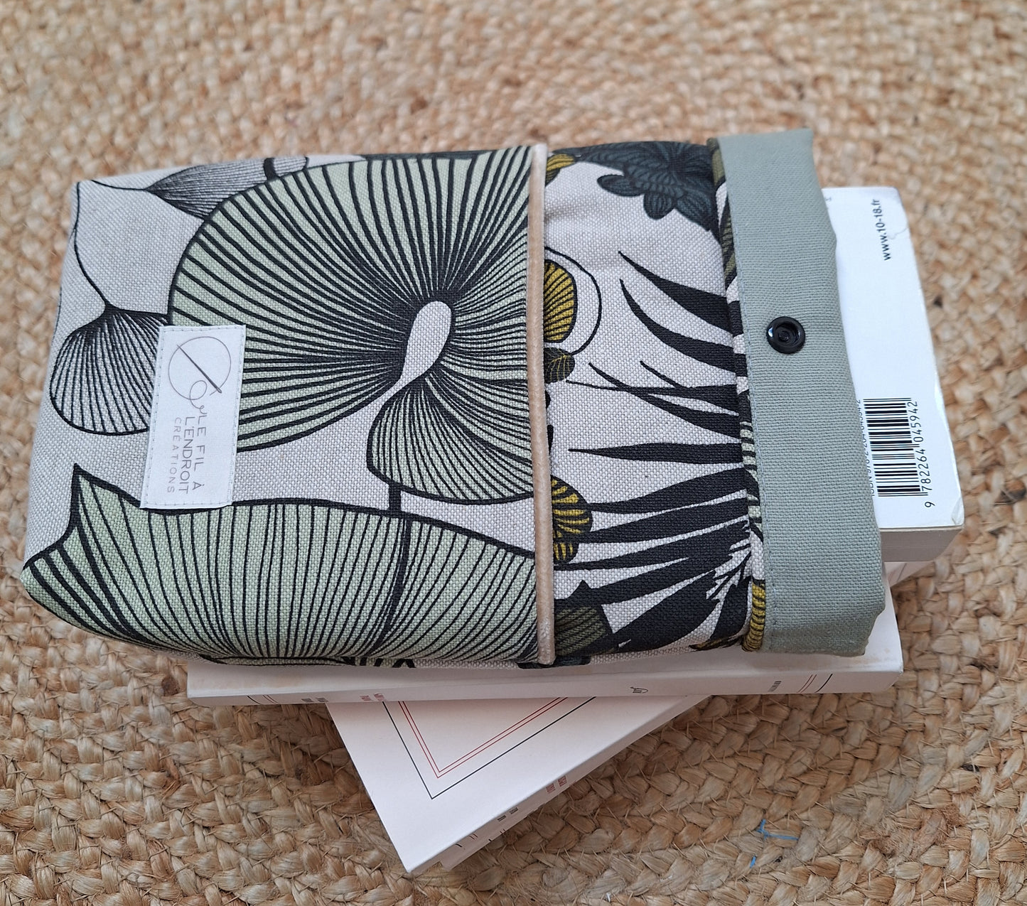 Pochettes à livre en toile ARCADIE