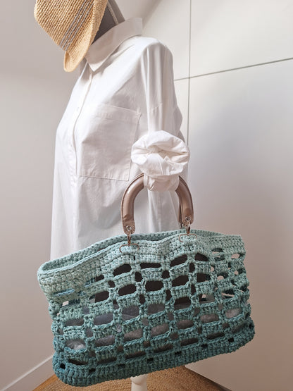 grand cabas crocheté AGLAE