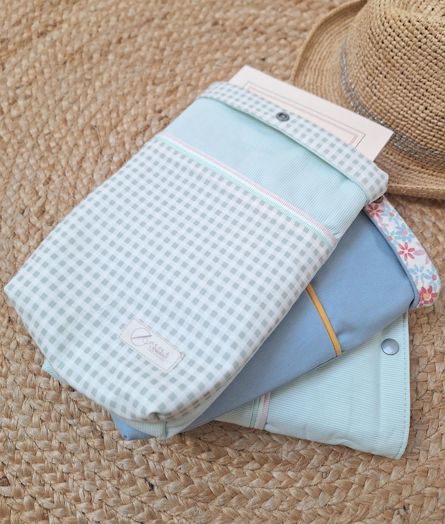 Pochettes à livre en toile ARCADIE