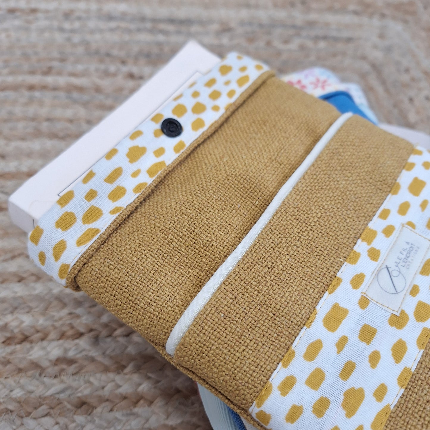 Pochettes à livre en toile ARCADIE