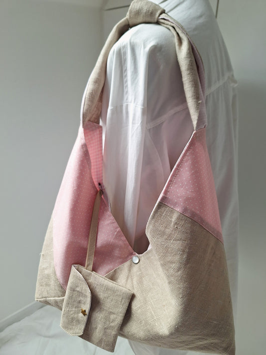 Sac origami IRINA rose