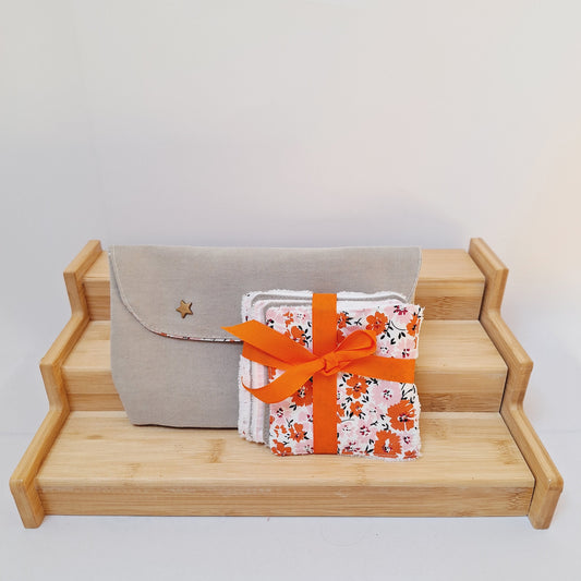 Set pochette/lingettes ROSA