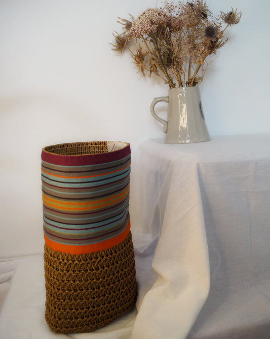 Panière BRIDGETTE 100% Upcyclée