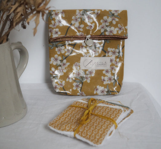 Set pochette/lingettes VICTORINE